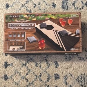 The Kraftsman Co Wooden Boozy Cornhole